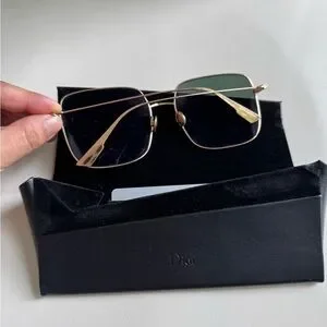 Dior | Accessories | Dior Elegant Black And Gold Eyewear  display picture 2